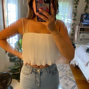 princess polly pleated tank